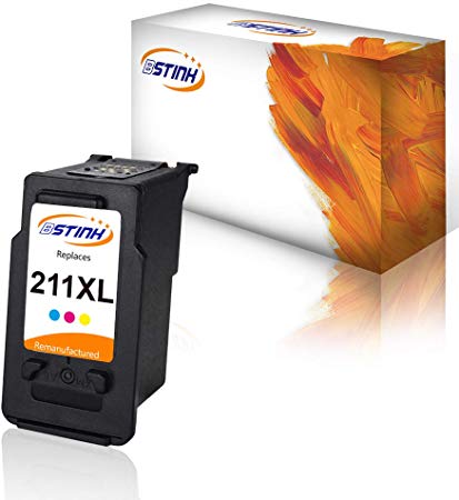 BSTINK Remanufactured Ink Cartridge Replacement for Canon CL-211XL, Use with PIXMA IP2702 IP2700 MP230 MP240 MP250 MP270 MP280 MP480 MP490 MP495 MP499 MX320 MX330 MX340 Printer,1 Color