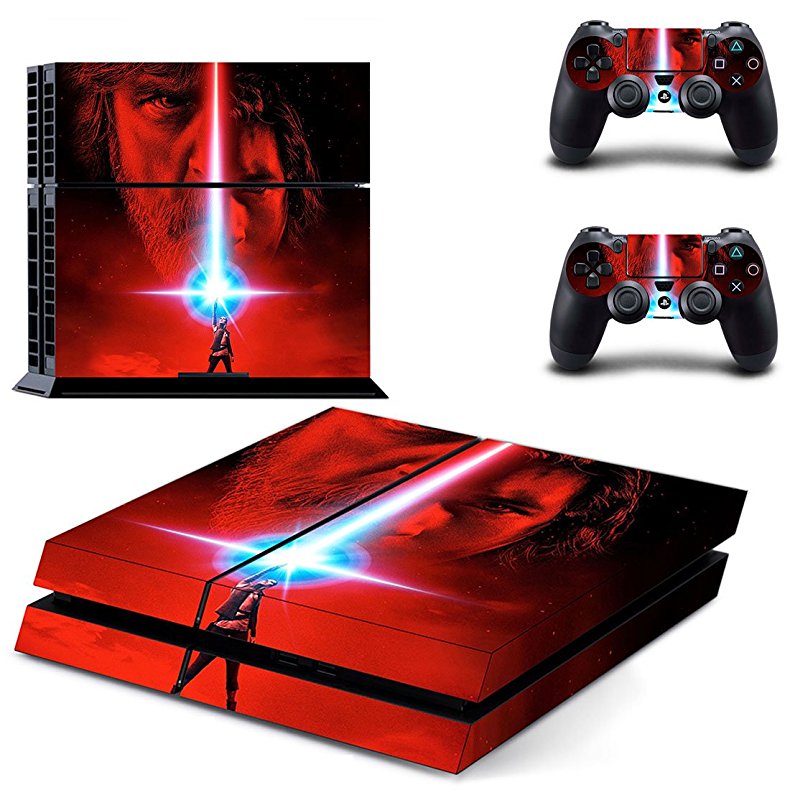 [PS4] Star Wars THE LAST JEDI Console Skin PS4 | Luke Skywalker and Rey