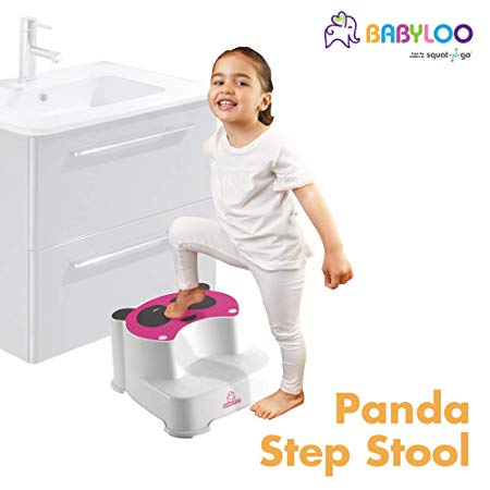Babyloo Panda Step Stool (Pink)