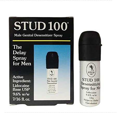 Stud 100 Male Genital Desensitizer Spray, 7/16- Fl. Ounce Box (Pack of 2）