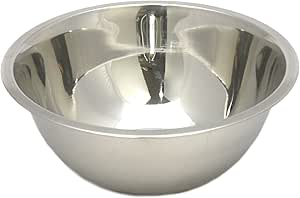 Chef Craft Brushed Mixing Bowl, 3-Quart, Stainless Steel