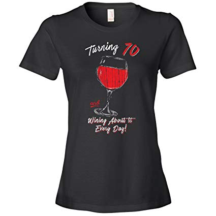 Texas Tees Birthday Shirts for Women, 30th, 40th, 50th, 60th, 70th, 80th, 90th, Wine Gift