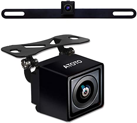 ATOTO AC-HD03 (AC-HD03N) 720P Rearview Backup Camera (180° Wide-Angle, specified for Virtual Surround-View Parking Feature on Select ATOTO S8 Models), Night Vision/Waterproof Wide