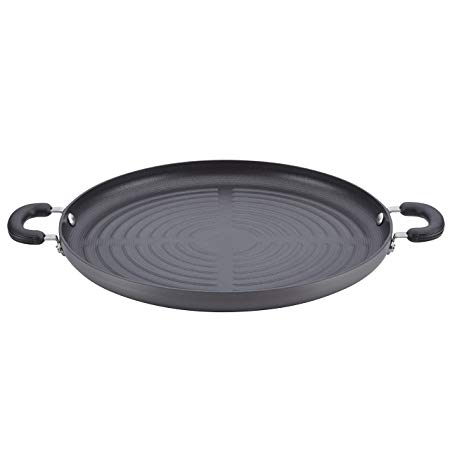 Circulon 83851 Classic Cookware Jumbo Grill Pan, Medium, Gray