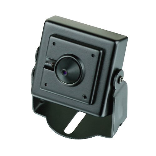 R-Tech 1/3” Sony Super HAD CCD 600 TVL 3.7mm Pinhole Lens Covert hidden Security CCTV Camera, Square Case with Mount