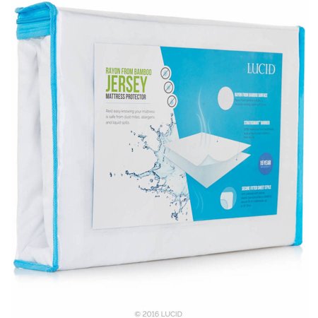 Lucid Rayon from Bamboo Jersey Waterproof Mattress Protector