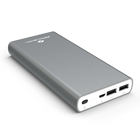 External Battery, ZeroLemon 22800mAh JuiceBox External Battery for iPhone, iPad, Samsung and More [365 days ZeroLemon Warranty Guarantee]-Grey