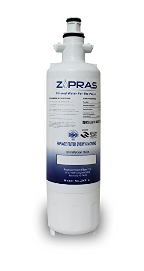 LG LT700P, Kenmore: 46-9690, ADQ36006101, Refrigerator Water Filter Compatible Replacement ZWF-14 by Zipras