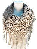 NOVAWO Fashion Women Winter Warm Knit Long Scarf Tassels Shawl Infinity and Straight