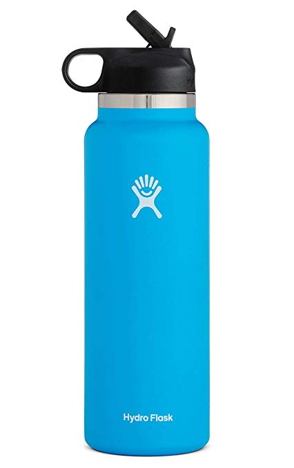 Hydro Flask Wide Mouth 2.0 Water Bottle, Straw Lid - Multiple Sizes & Colors