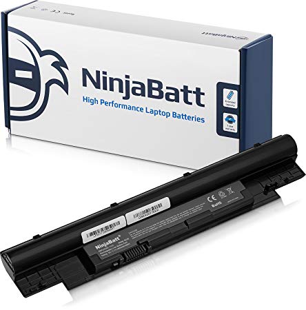 NinjaBatt Laptop Battery for Dell Inspiron 13Z 14Z (N411Z) Vostro V131 Latitude 3330 H7XW1 N2DN5 268X5 312-1258 JD41Y 451-11845 H2XW1 312-1257 - High Performance [6 Cells/4400mAh/49wh]