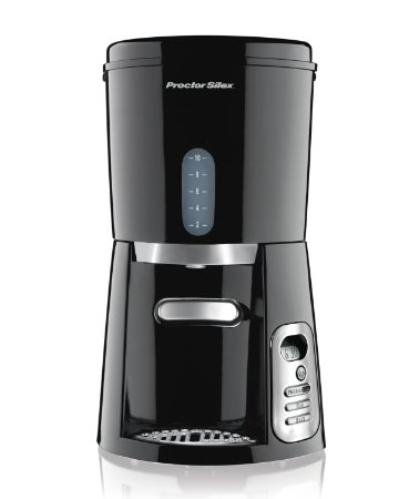 Proctor Silex 10-Cup Coffee Maker, Programmable Brewstation Dispensing Coffee Machine (47381A)