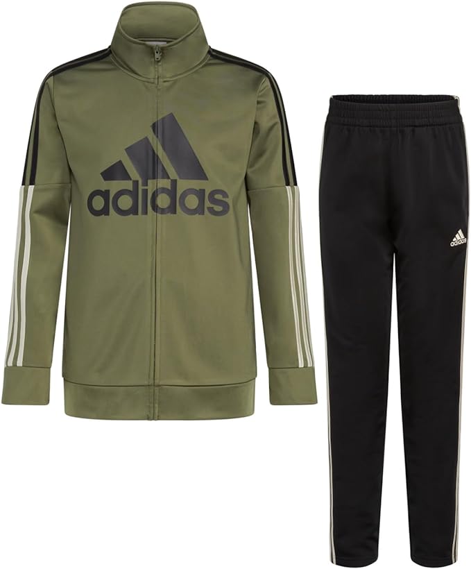 adidas Boys' Tricot Jacket & Pant Clothing Set