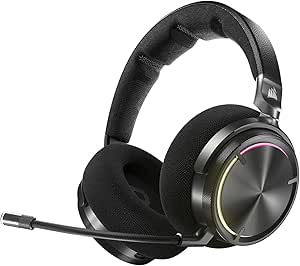 Corsair Virtuoso MAX Wireless für Xbox Gaming-Headset mit Bluetooth – Dolby Atmos, Aktive Geräuschunterdrückung, Mikrofon in Rundfunkqualität, für Xbox, PC, Mac, PS5, PS4 – Kohlenstoff