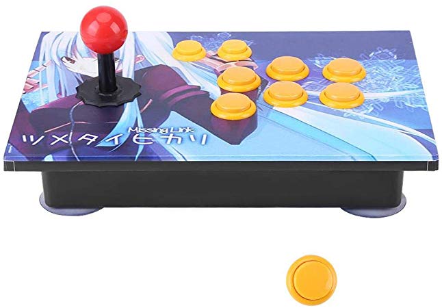 PC Arcade Game USB Stick Buttons Controller Zero Delay 8 Directions Joystick Control Device for PC Win7/ Win8/ Win10