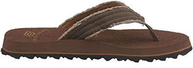 Skechers USA Men's Fray Cotton Thong