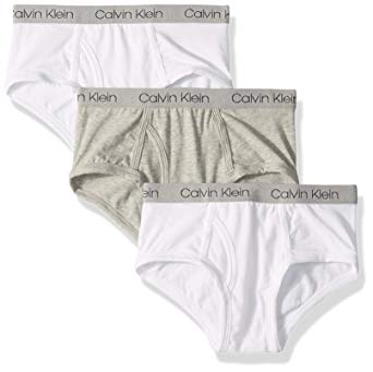 Calvin Klein Boys' Modern Cotton Assorted Briefs Underwear, Multipack