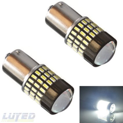 LUYED 2 x 900LM Super Bright 1156 3014 78-smd 12-24v White Color 1156 1141 1003 7506 LED Bulbs for Back Up Reverse Lights,Brake Lights,Tail Lights,Rv lights