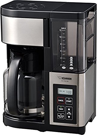 Zojirushi Fresh Brew Plus 12-Cup Coffee   iced coffee Maker, Stainless Black