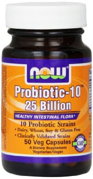 NOW Foods Probiotic-10 25 Billion, 150 Vcaps (m1r9rz7)