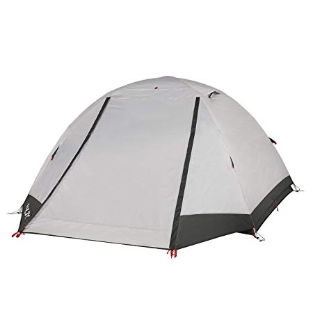 Kelty Gunnison Person Backpacking and Camping Tent with Footprint, Grey