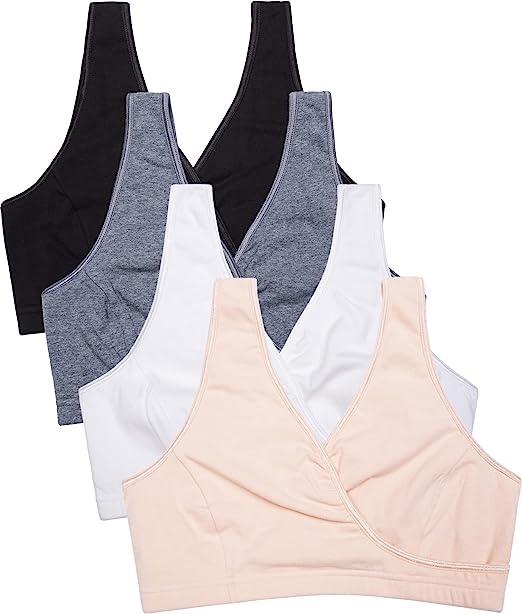 Maternity Nursing Sleep Bra Breastfeeding Bralette Cotton Wireless Bras