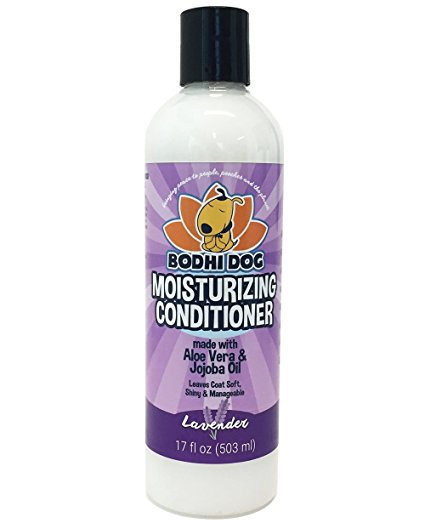 NEW Natural Moisturizing Pet Conditioner | Conditioning for Dogs, Cats and more | Soothing Aloe Vera & Jojoba Oil | Vet and Pet Approved Treatment - Made in the USA - 1 Bottle 17oz (503ml)