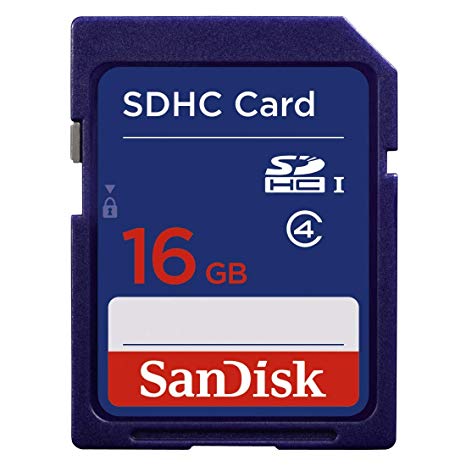 SanDisk SDSDB-016G-B35 16 GB SDHC Class 4 Memory Card - Blue (Label May Change)