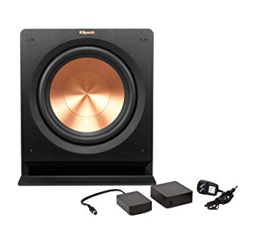 Klipsch R-112SW 12-in. Powered Subwoofer Bundle with WA2 Wireless Kit, Black