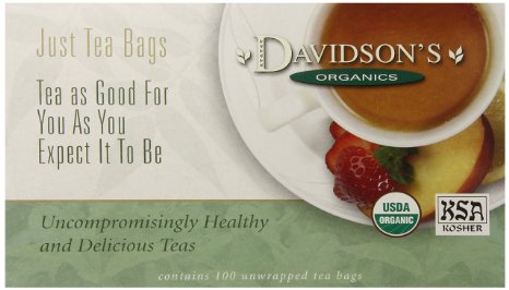 Davidson's Tea Tulsi Pure Leaves, 100-Count Tea Bags