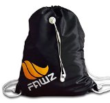 Backpack Gymbag - Drawstring Waterproof Earphone Slot Leather Corners Cellular Pocket