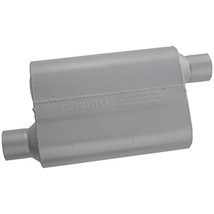 Flowmaster 42543 40 Series Muffler - 2.50 Offset IN / 2.50 Offset OUT - Aggressive Sound