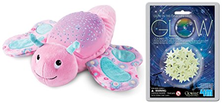 Summer Infant Slumber Buddy Nightlight, Butterfly with BONUS Mini Glow Stars