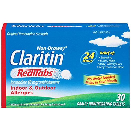 Claritin 24 Hour Non-Drowsy Allergy  RediTabs, 10 mg, 30 Count