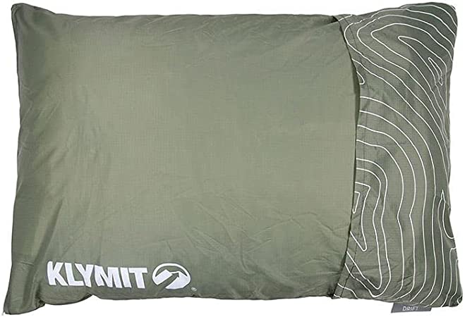 Klymit Unisex's Drift Camping Pillow, Green, L