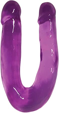 Lynx Double Ice Dildo - Purple (Made in USA)