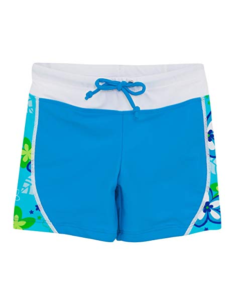 Tuga Girls Swim Shorts 1-14 Years, UPF 50  Sun Protection Board Short