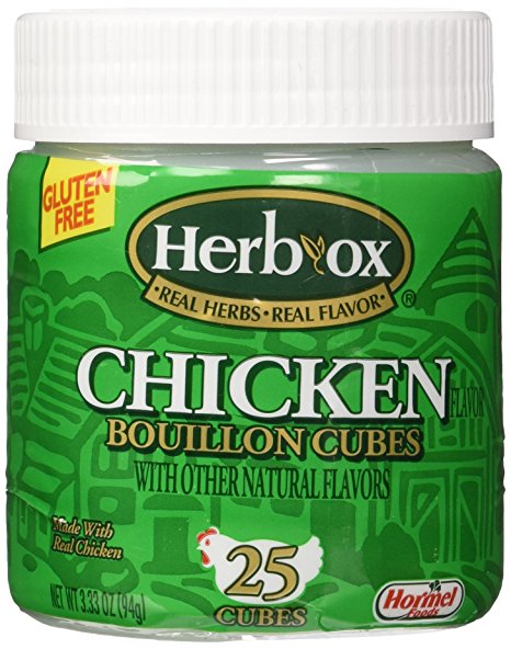 Herb-Ox Bouillon Cubes Chicken Bouillon 25 Ct 3.33-oz (Gluten Free)