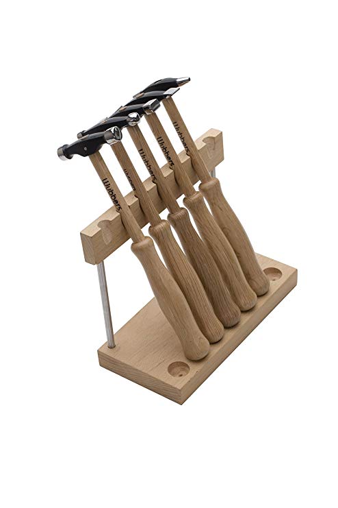 Wubbers Artisan's Mark 5 Pc Hammer Set W/Stand | HAM-6200
