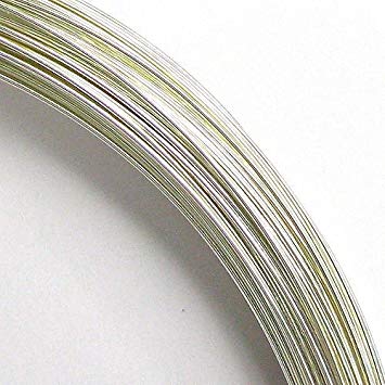5 feet Silver Filled .925 Round Wire 24ga 24 Gauge 0.5mm Dead Soft/Findings/Bright
