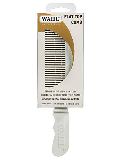 Wahl Professional New Flat Top Comb White #3329-100 - Great for Professional Stylists and Barbers