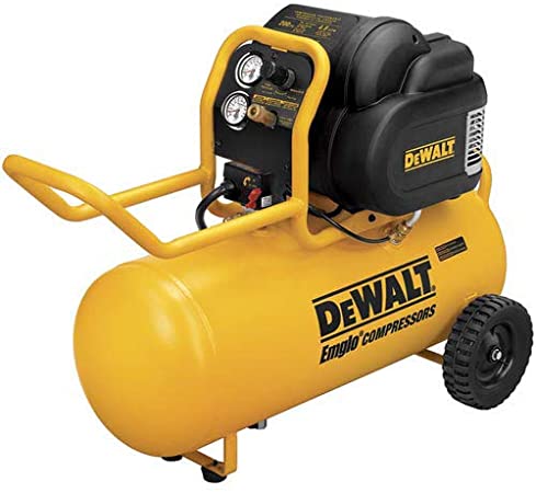 Dewalt D55167R 1.6 HP 15 Gallon Oil-Free Wheeled Air Compressor (Renewed)