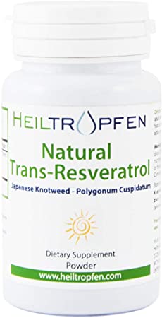 Resveratrol Powder, 1.764 oz. - 50 Grams. Heiltropfen®