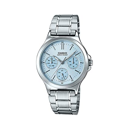 Casio Enticer Lady's Analog Blue Dial Women's Watch-A1147 (LTP-V300D-2AUDF)