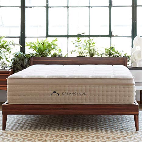 Dream Cloud King Mattress - Luxury Hybrid Mattress with 6 Premium Layers - CertiPUR-US Certified - 180 Night Home Trial - Everlong Warranty