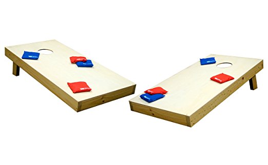 Wild Sports 2'x4'x4" Solid Wood ACA Regulation Cornhole Set