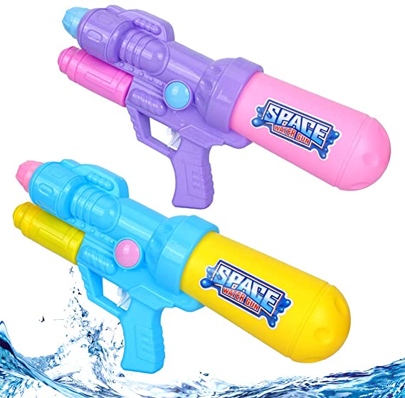 YLIANG Water Guns Super Squirt Guns, Water Soaker Blaster Squirt Guns Toys, Summer Water Blaster Toy for Swimming Pool Party Outdoor Beach Water Fighting Toy for Kids Adults (2 Pack)