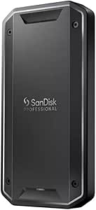 SanDisk Professional 4TB PRO-G40 SSD - Up to 3000MB/s, Thunderbolt 3 (40Gbps), USB-C (10Gbps), IP68 dust/Water Resistance, External Solid State Drive - SDPS31H-004T-GBCND