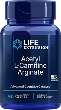 Life Extension Acetyl-L-Carnitine Arginate 90 Vegetarian Capsules