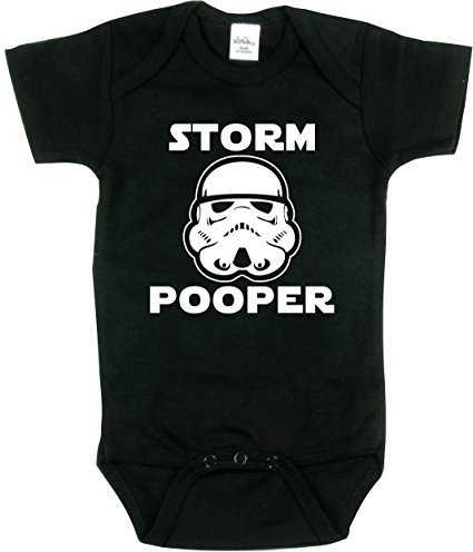Texas Tees Funny Baby Bodysuits, Humorous Baby Showers Gifts, Storm Pooper Shirt
